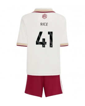 Billige Fotballdrakt Arsenal Declan Rice #41 Replika Tredjedraktsett Barn 2025-26 Kortermet (med bukser)